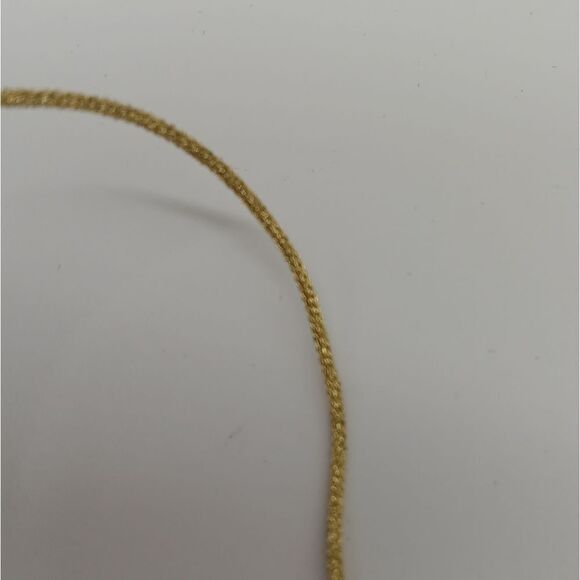 NWT ARTACTA "Mom" Nameplate with Pearl Accent on Gold Rope - 7.5 inch Choker - Picture 2 of 5